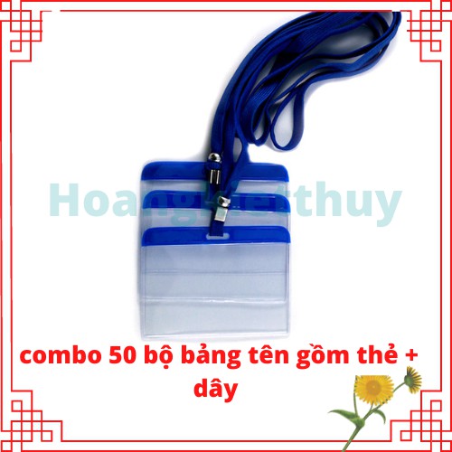 1 bộ Bảng tên + dây Sakura loại ngang