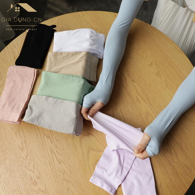 Găng tay chống nắng,Bộ 2 Ống Tay Chống Nắng,Găng tay chống nắng xỏ ngón,chống tia UV dành cho nam và nữ,CN02