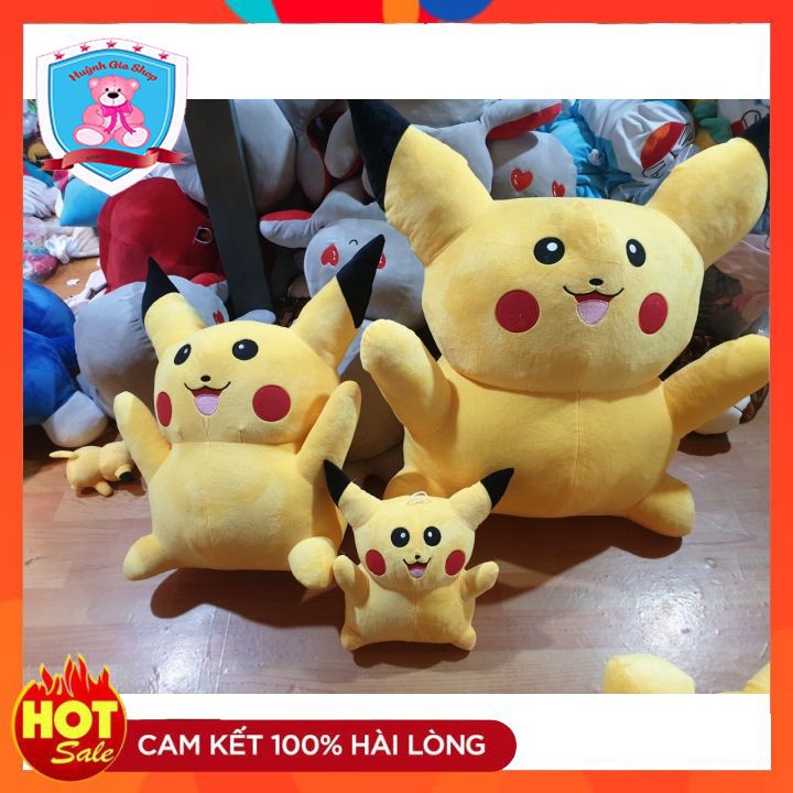 [FREE SHIP] Thú bông pikachu nhiều kích thước cho bé