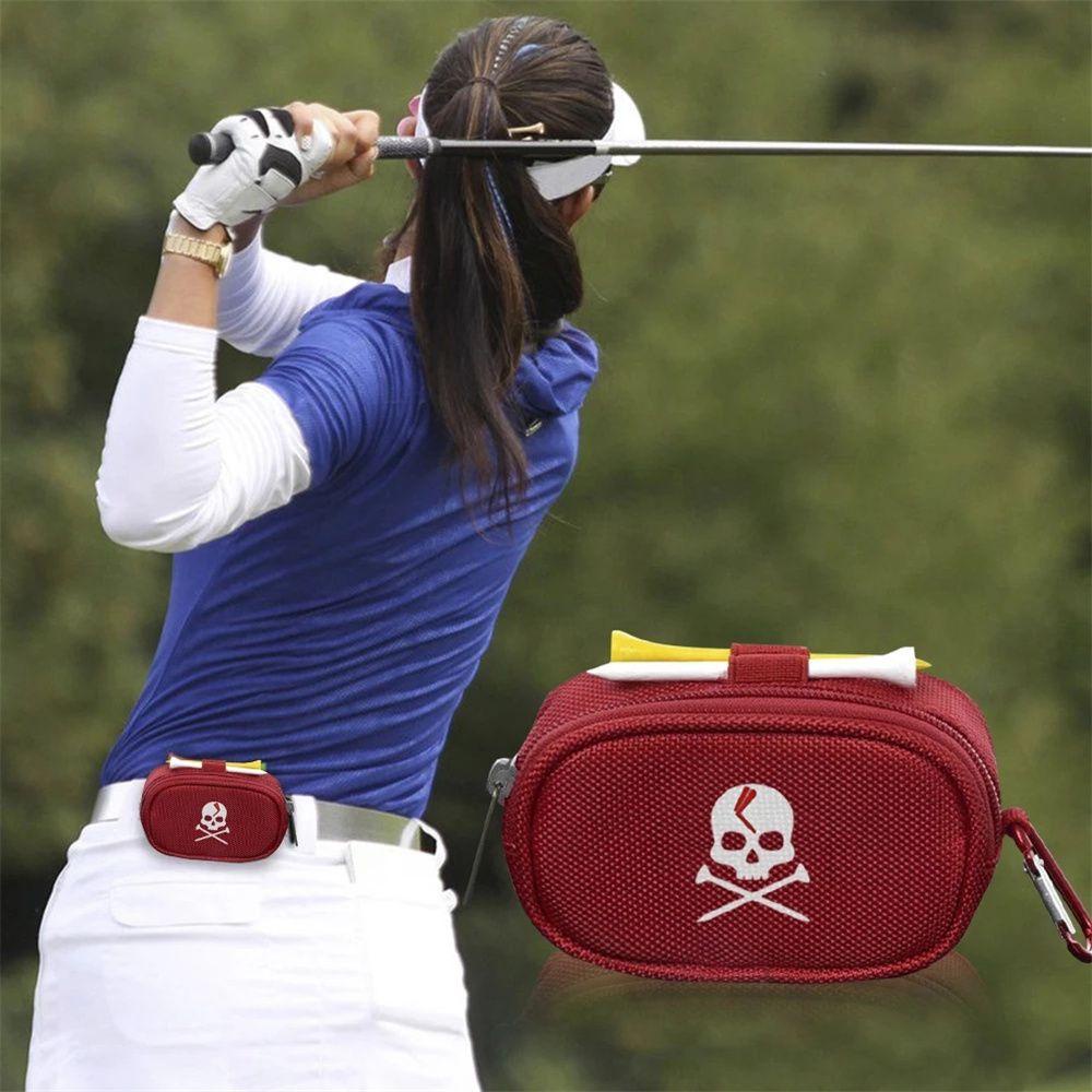 Túi Đựng Gậy Đánh Golf Hình Đầu Lâu Có Khóa Kéo Di Động Tiện Dụng