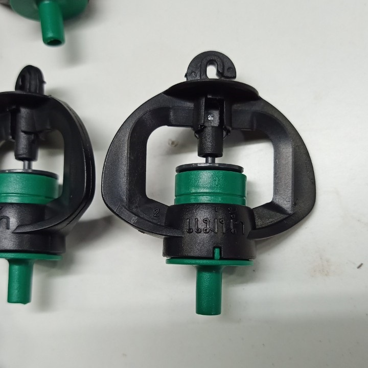 Bộ 10 Cái Béc Tưới Chân ghim Thái Lan 90 Lít. Béc Phun Mưa Nối Ống 5Ly, 6Ly