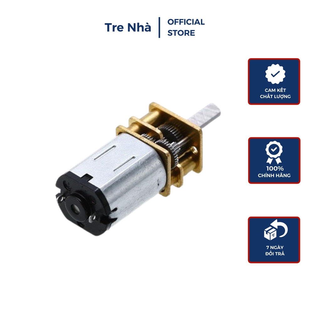 Động Cơ Giảm Tốc GA12-N20 DC3V 5V 6V 55 vòng/phút bằng kim loại hoàn toàn