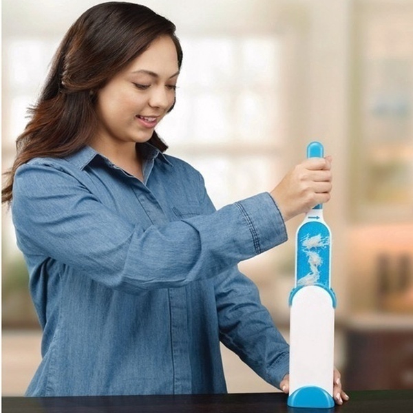 Bàn chải khử bụi tĩnh điện lấy sạch lông chó mèo Hurricane