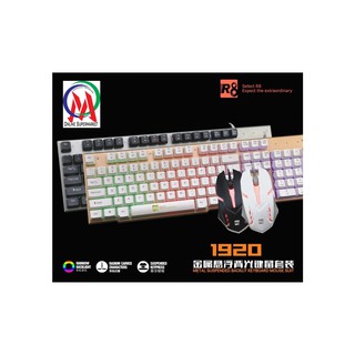Bàn phím chuột r8 - 1920 led giả cơ