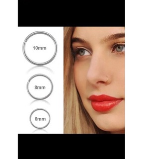  khuyên mũi tròn bạc 