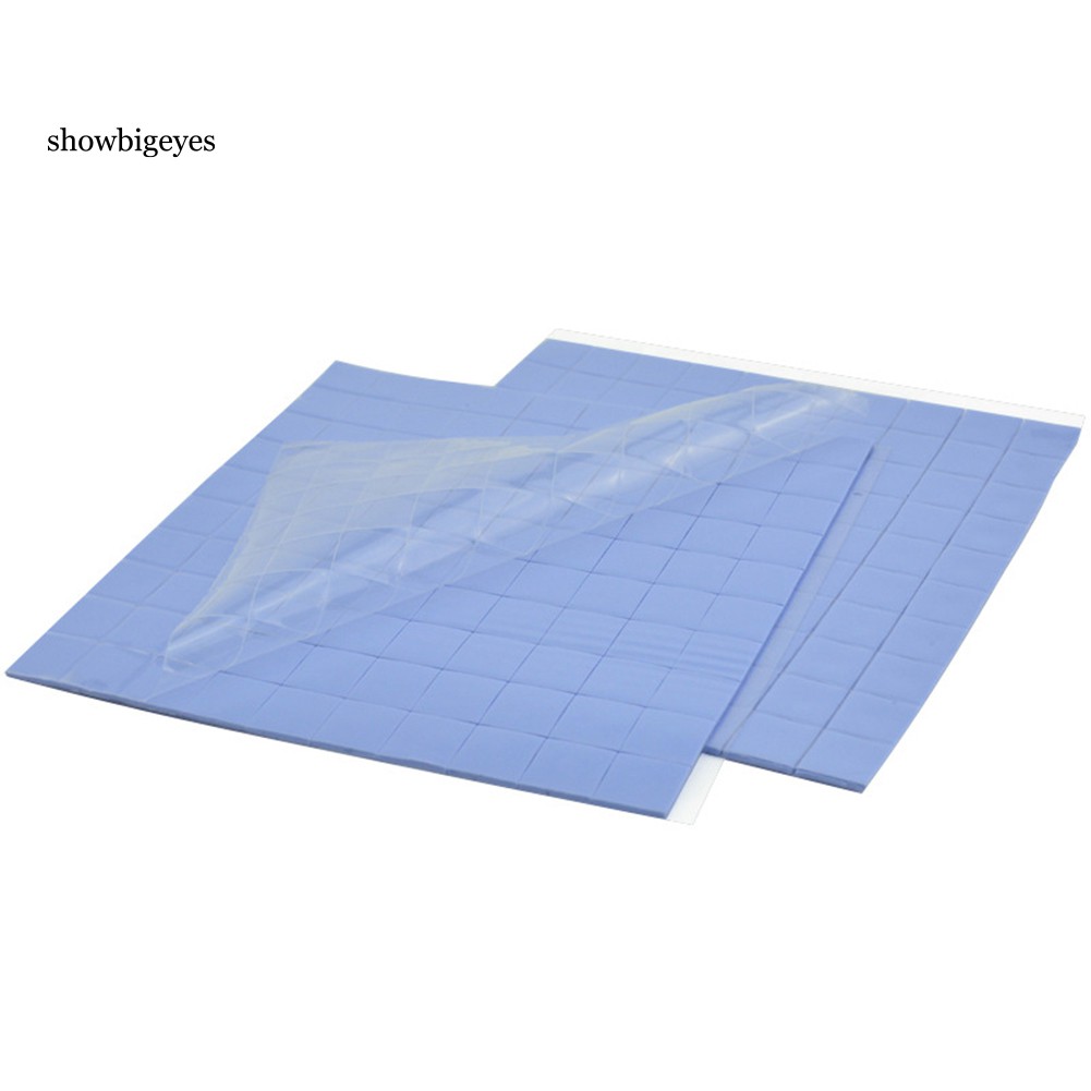 Set 100 Miếng Đệm Silicon Dẫn Nhiệt Làm Mát 10x10x1mm