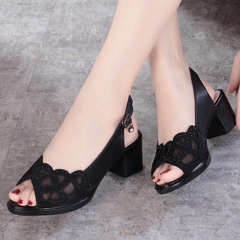 Giày nữ cao cấp thiết kế sang trọng, đơn điệu NV0665