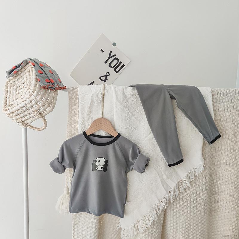 Bộ đồ ngủ lưng cao họa tiết hoạt hình dễ thương cho bé