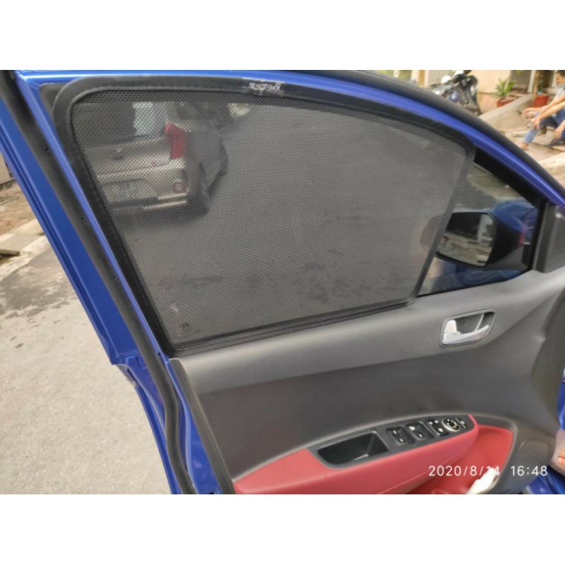 Rèm Che Nắng Nam Châm i10 2014 - 2020. 2021 - 2022 bản Hatback và Sedan