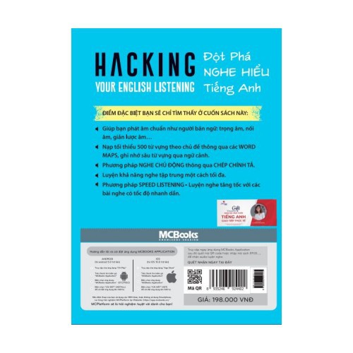 Sách - Hacking your English Listening - Đột phá nghe hiểu tiếng Anh - tặng kèm bookmark