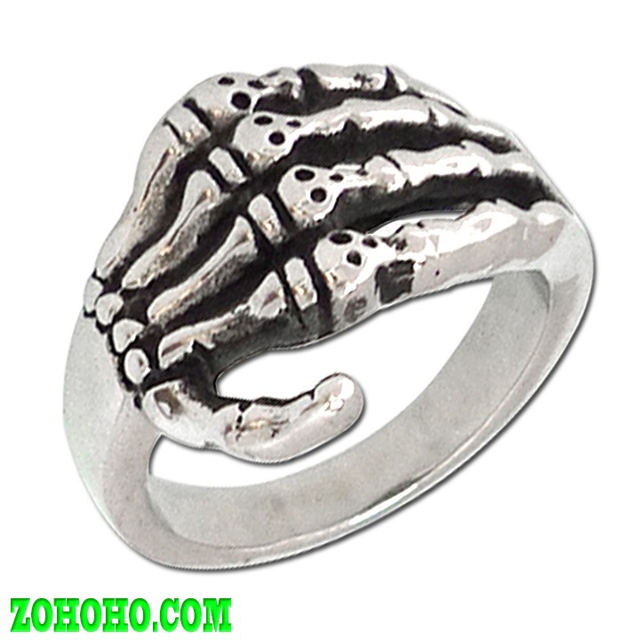 Nhẫn bàn tay xương NM495