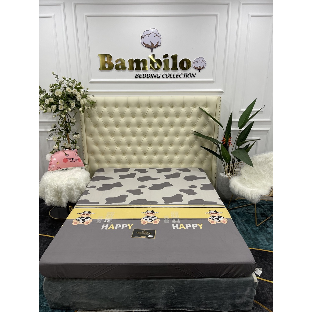 Ga chống thấm BAMBILO cotton 100% cao cấp , Drap cotton chống thấm NANO kháng khuẩn hàng nhập khẩu