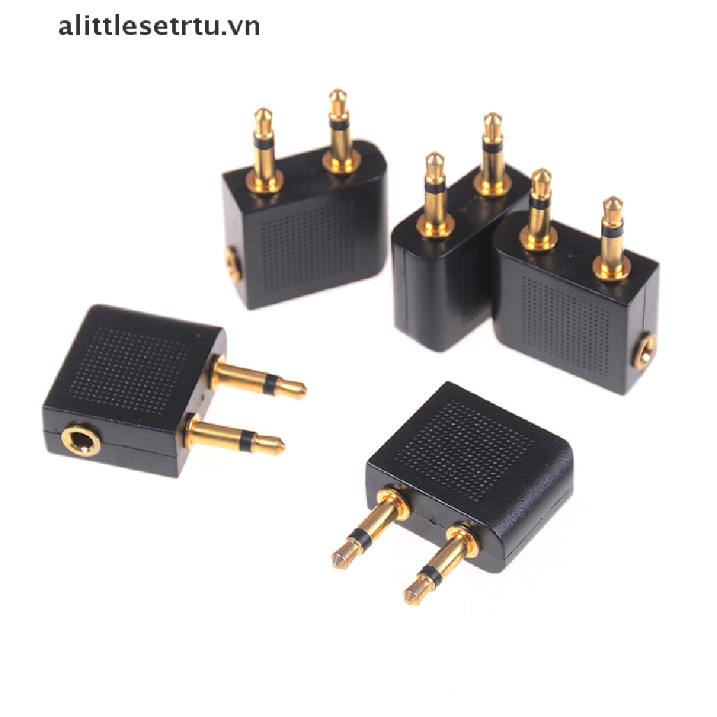 Bộ 5 jack Cắm Tai Nghe Máy Bay Điều Khiển Từ Xa 3.5mm Mạ Vàng