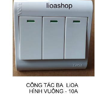 CÔNG TẮC BA VUÔNG 1-2 CHIỀU LiOA