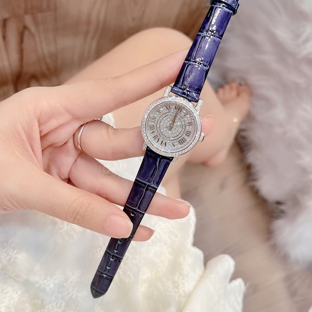 Set Đồng Hồ Nữ Davena 61620 Silver Chính Hãng 30mm