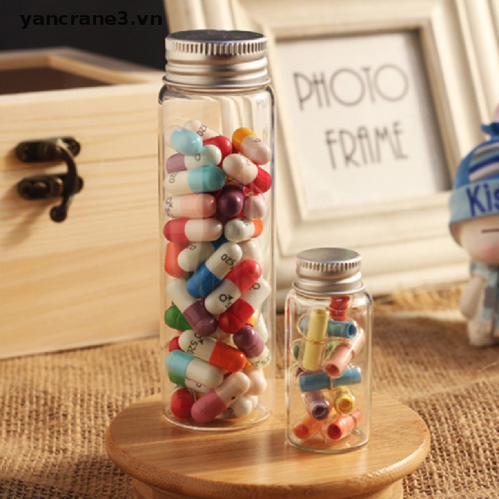 Set 50 Viên Nang Mini Hình Biểu Tượng Cảm Xúc Dùng Để Trang Trí