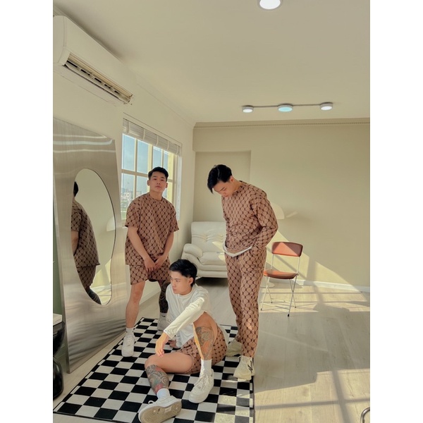 SET ĐỒ BỘ UNISEX  PHONG CÁCH HIPHOP ĐƠN GIẢN CHO NAM NỮ