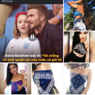 Khăn quấn áo hot trend bandana bao đẹp