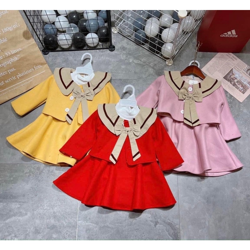 váy bộ/ váy dạ cho bé gái