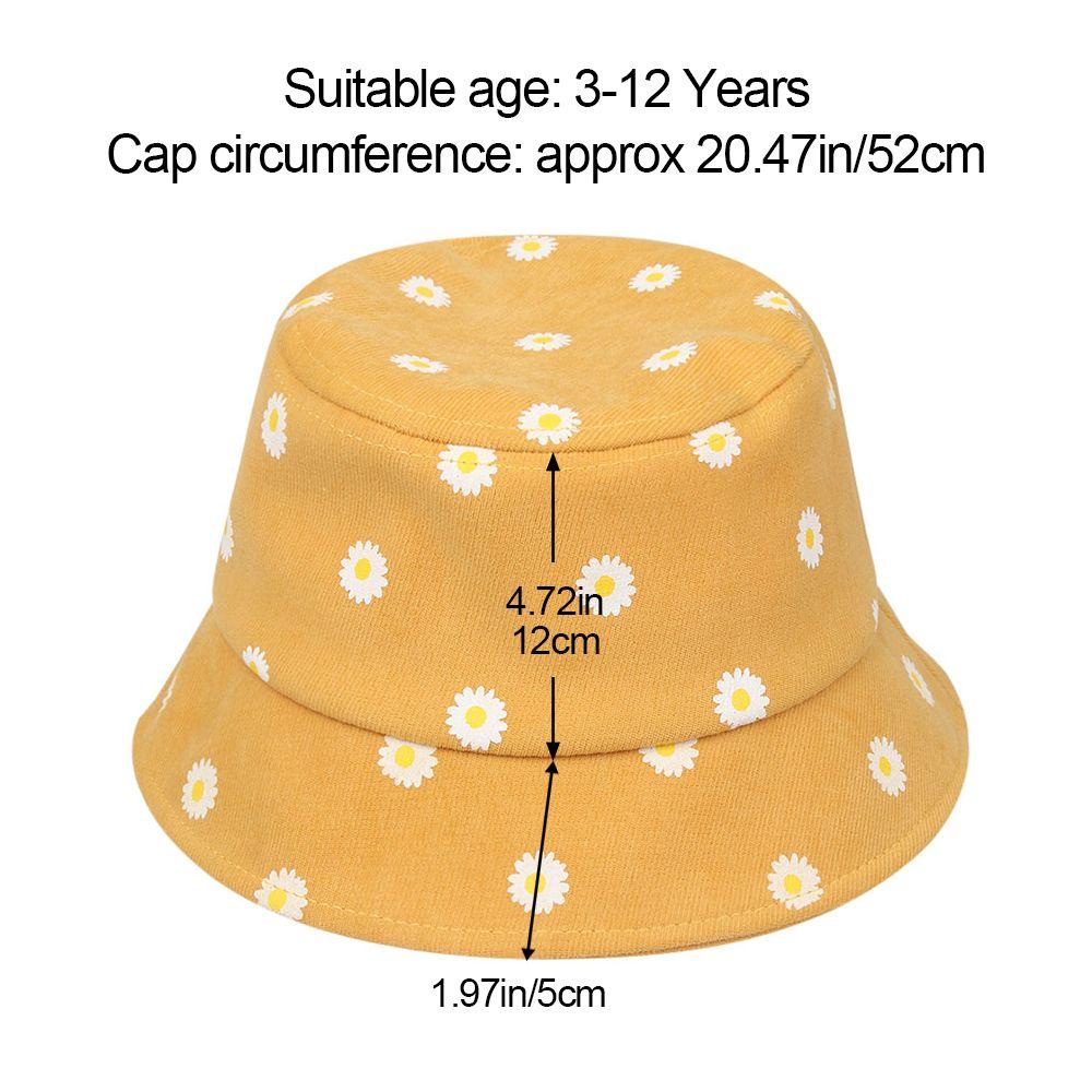 Mũ Xô Chống Nắng In Họa Tiết Hoa Cúc Thời Trang Thích Hợp Làm Quà Tặng Cho