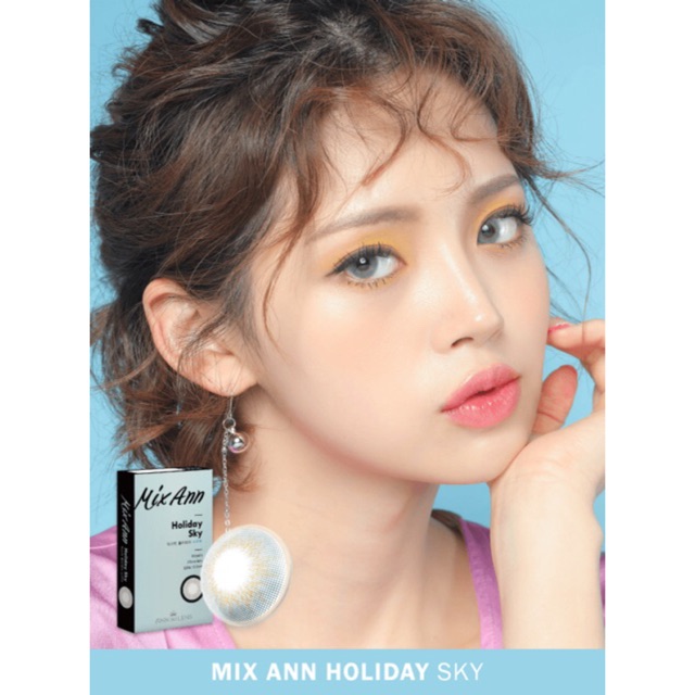 Kính áp tròng Mix Holiday 14.0mm (Sẵn 3 màu) | Hàng nội địa Hàn (Có ảnh thật khách feedback |...