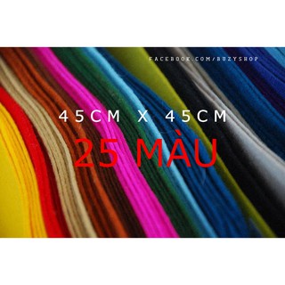 [COMBO 4] vải nỉ, vải dạ làm đồ thủ công