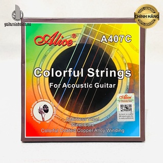 DÂY GUITAR ACOUSTIC ĐỦ MÀU LICE A407C