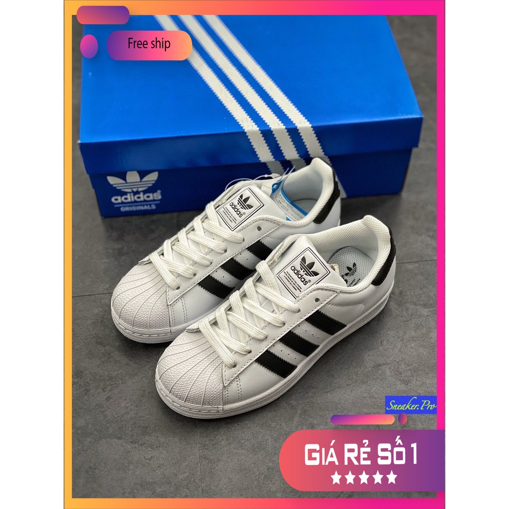 Giày thể thao superstar trắng kẻ đen dành cho nam nữ - HỖ TRỢ ĐỔI TRẢ TRONG 15 NGÀY ! : : ' ' : *