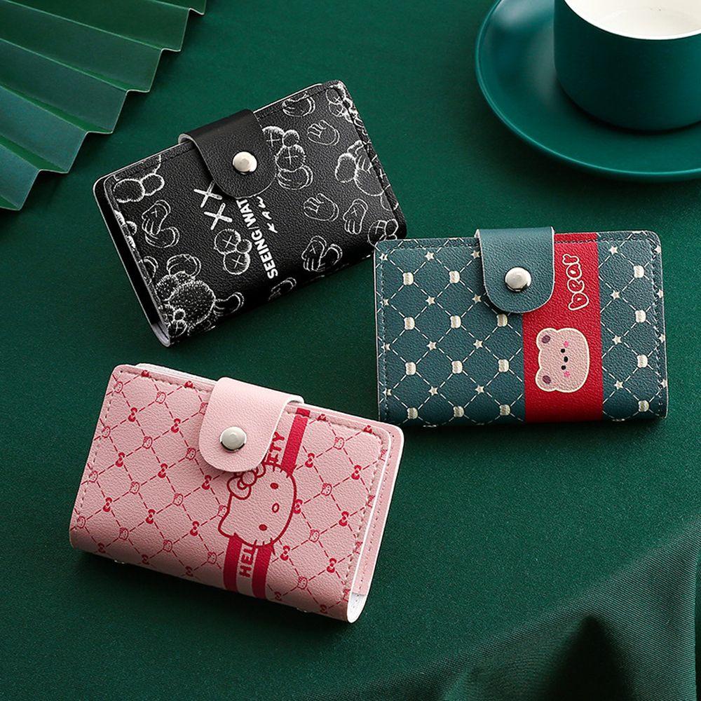 Ví Đựng Thẻ 22 Ngăn Họa Tiết Mèo Kitty Dễ Thương
