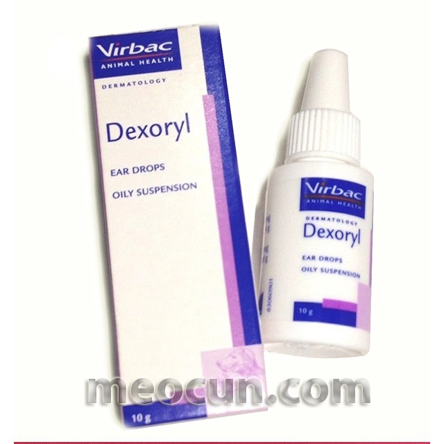 Thuốc trị viêm tai chó mèo Dexoryl - lọ 1g