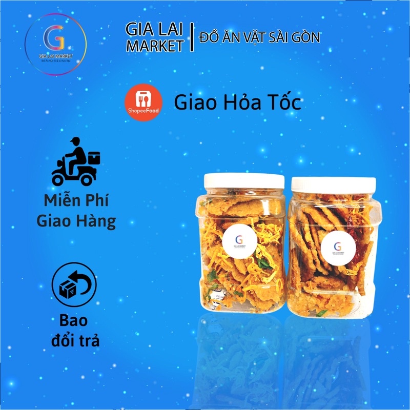 Cơm Cháy Lắc Khô Gà Lá Chanh loại 1 - Hủ 500gr ► FREESHIP ◄ Gia Lai market