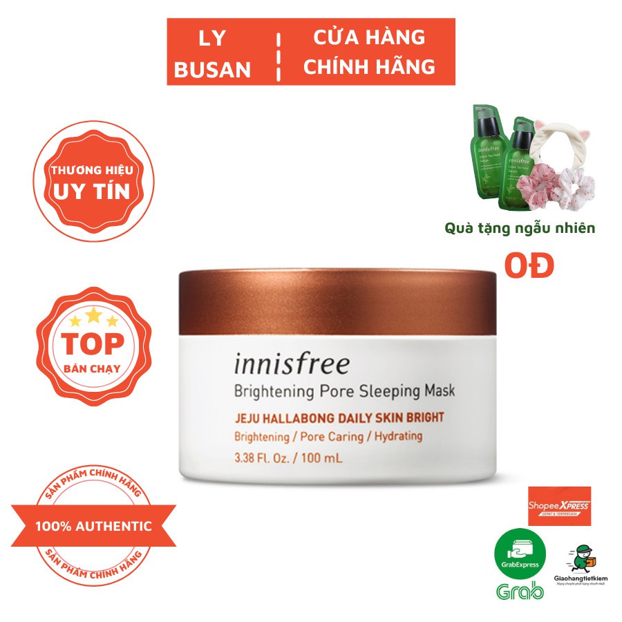 Mặt Nạ Ngủ Dưỡng Sáng Da Brightening Pore Sleeping Mask 100 mL