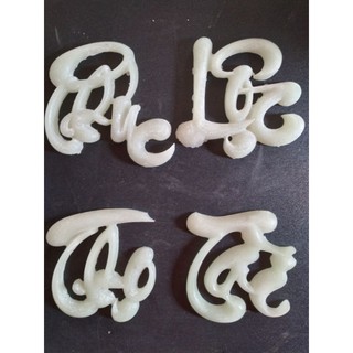 CHỮ THƯ PHÁP TRANG TRÍ DỪA, DƯA, BƯỞI TẾT (PHÚC, LỘC, THỌ, TÀI)