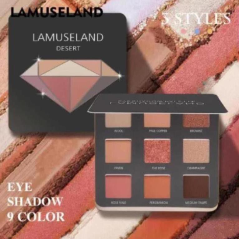 TL - ndk13 Bảng phấn mắt  9 màu sắc lấp lánh kèm cọ # 303 | BigBuy360 - bigbuy360.vn