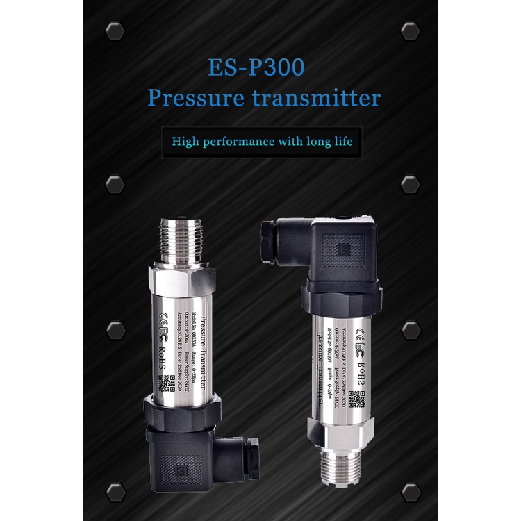 Cảm Biến Áp Suất Khí Gas G1 / 4 0-10V 200bar 24VDC