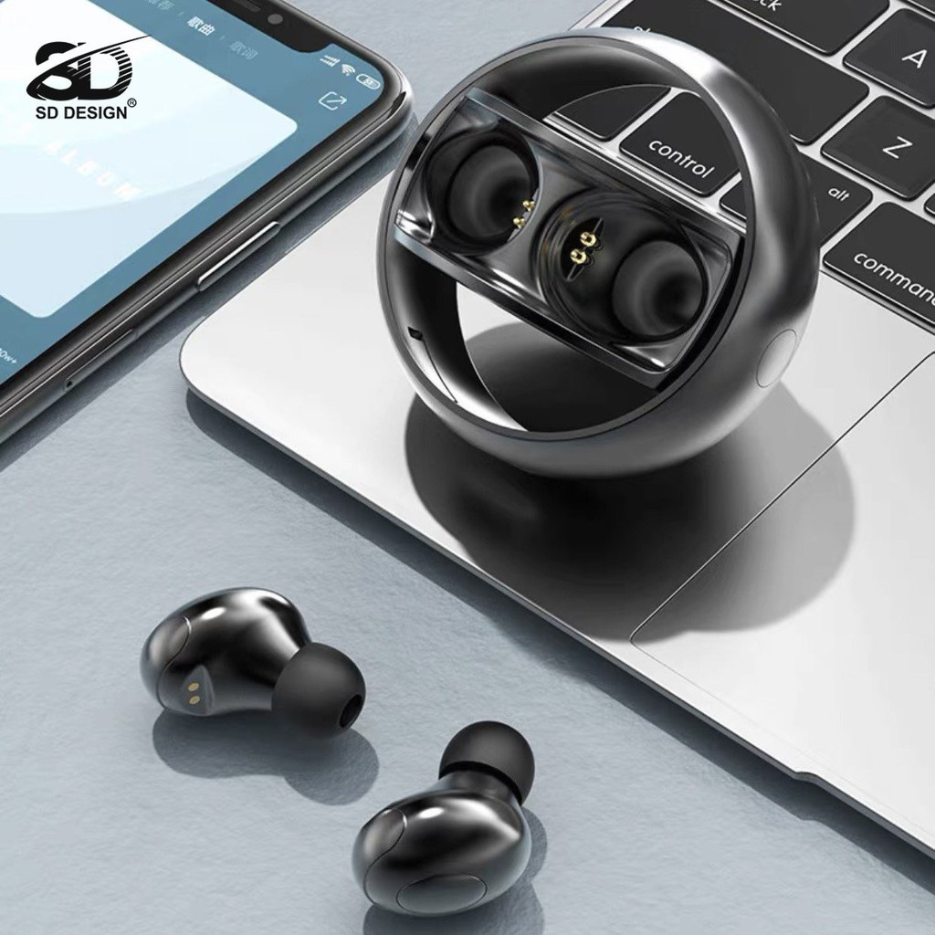 Tai Nghe Bluetooth PH-68 mini không dây chính hãng SD Design âm thanh hay chống ồn tốt kiểu dáng độc lạ