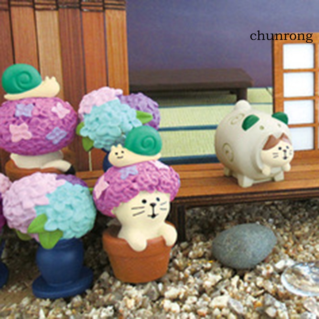 Cr Mô Hình Động Vật Mini Bằng Nhựa Resin Chống Phai Màu Trang Trí Nhà Cửa