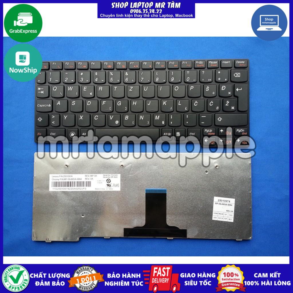 (KEYBOARD) BÀN PHÍM LAPTOP LENOVO S10-3S dùng cho Ideapad S10-3 S10-3S, S100 S110 (Đen, cáp thẳng)