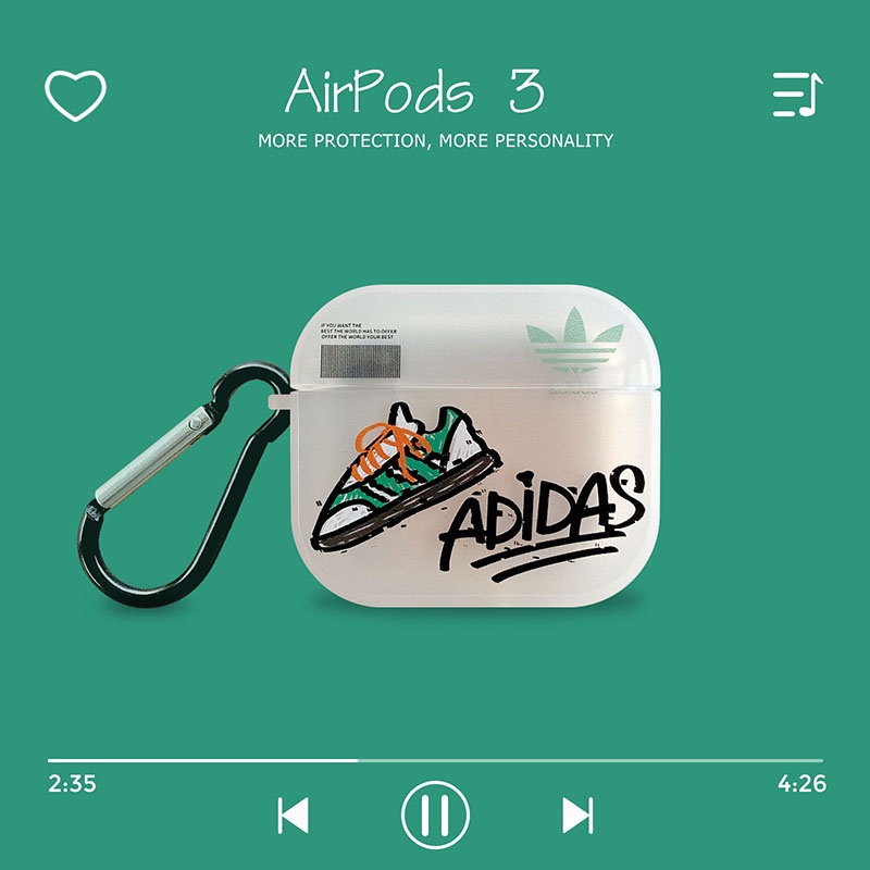 Vỏ Bảo Vệ Hộp Sạc Tai nghe không dây Airpods1 2 3 Pro Bằng Silicon TPU Hình Giày Thể Thao