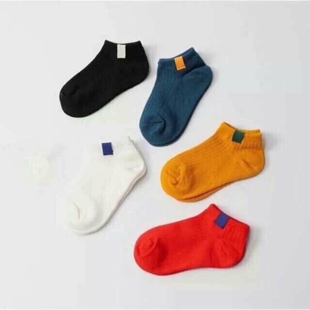 SET 5 ĐÔI TẤT LEN GÂN CỔ NGẮN NỮ PHONG CÁCH HÀN