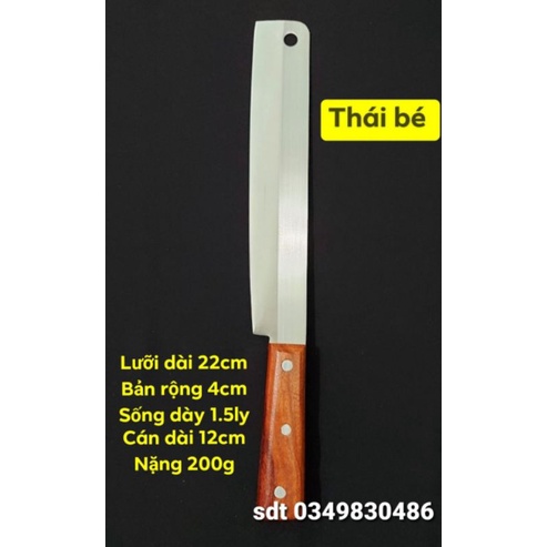 Dao Lý Nhân dao chặt, thái, hoa quả thép Nhật trắng không gỉ , dao lý nhân, dao daka