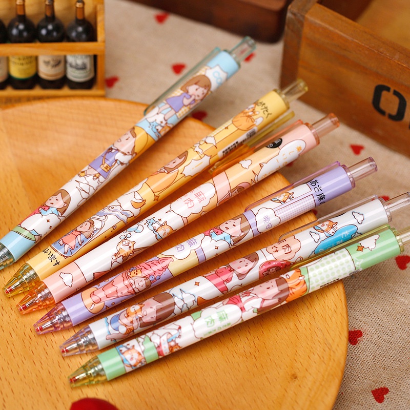 1 Bút Mực gel Ngòi 0.5mm Dễ Thương