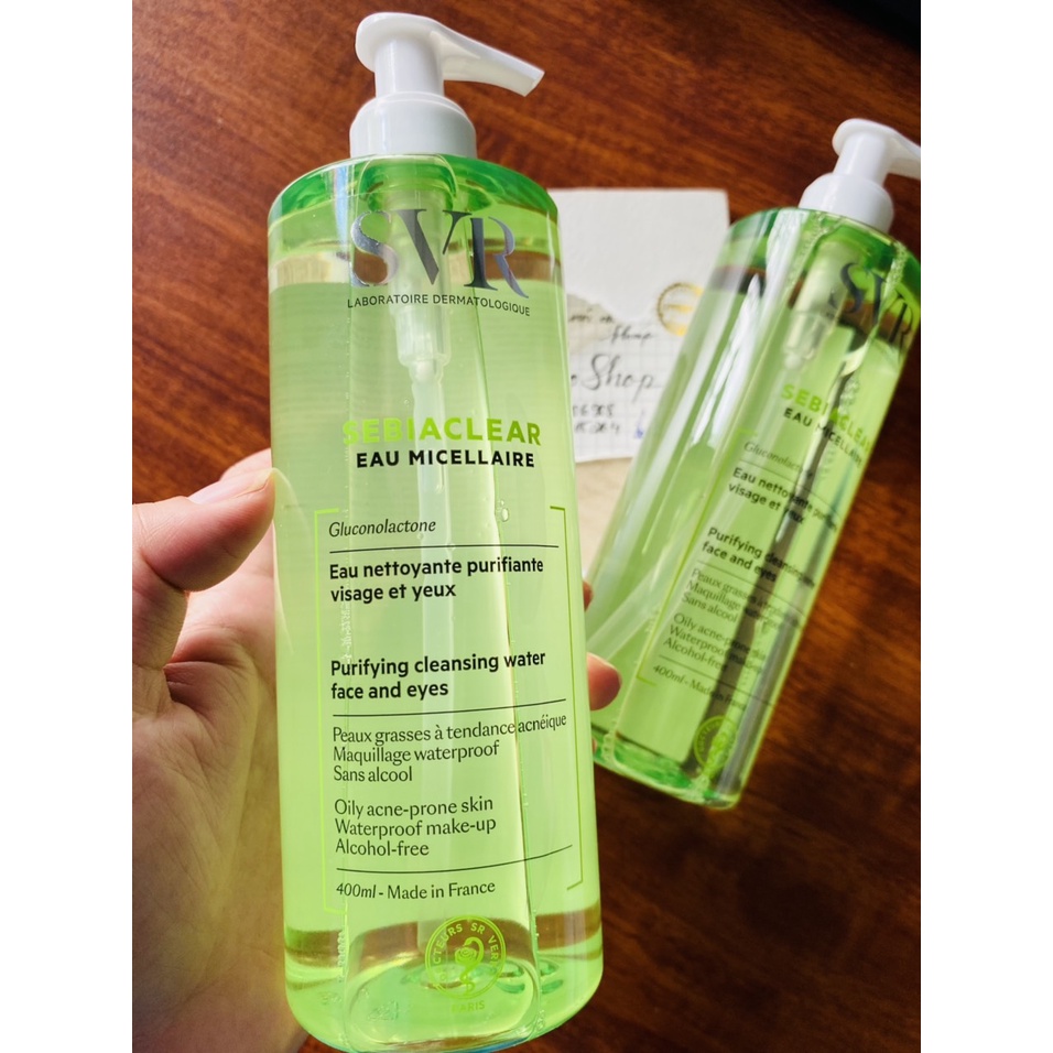 Tẩy trang SVR Sebiaclear da dầu 400ml Pháp