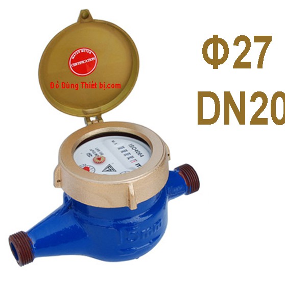 Đồng hồ nước Trung Đức phi 27mm