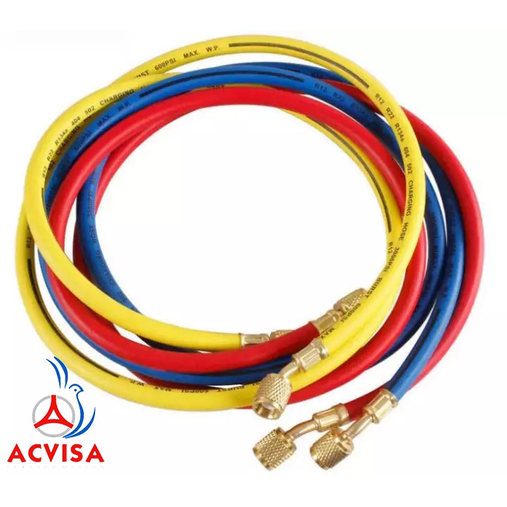 Bộ Dây Nạp Gas Hongsen R22 Model HS-336 ( Bộ 3 sợi R22)