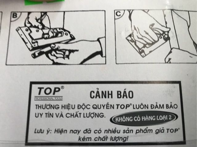 Kéo cắt cành TOP lưỡi thép đen chính hãng