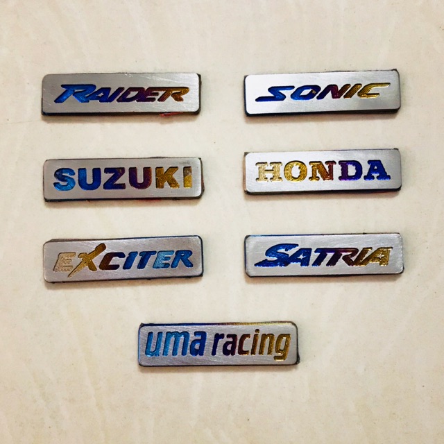 DDXM - V13 - LOGO TITAN DÁN CÁC LOẠI XE ( Raider, Sonic, Suzuki, Honda, Exciter, Satria, Uma Racing )