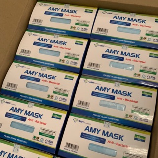 Khẩu Trang Y tế AMY 4 lớp - hộp 50 (XK)