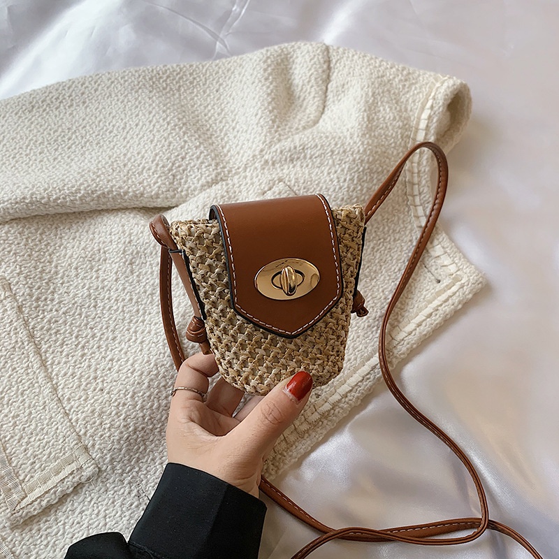 Túi cói Đan Lát Thời Trang Nữ Tính