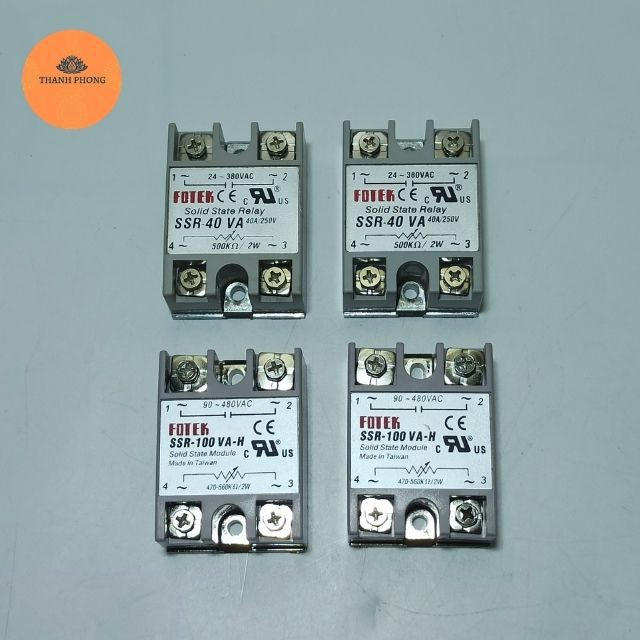 Rơ le Bán Dẫn Fotek Solid SSR-40 VA , SSR-100 VA